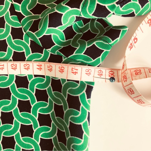 Adrienne Vittadini Green - Navy Blue Dress Size 2 - Picture 12 of 12